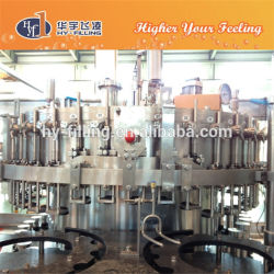 Botella de vidrio Lavado de agua de soda Llenado Equipo de tapado Hy-Filling