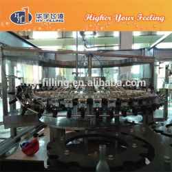 Botella de vidrio Lavado de agua de soda Llenado Equipo de tapado Hy-Filling