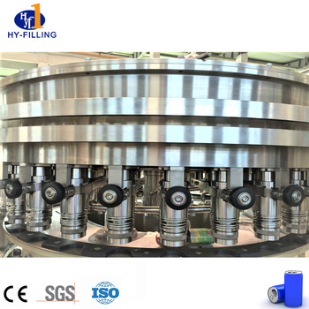 Cadena de producción de latas de aluminio / línea de llenado de latas de cerveza máquina para 250ml 330ml