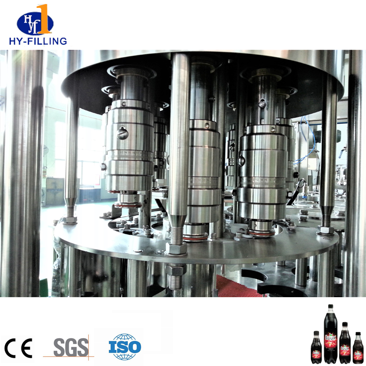 Máquina de llenado automática de bebidas carbonatadas Planta de llenado de CSD Planta de refrescos